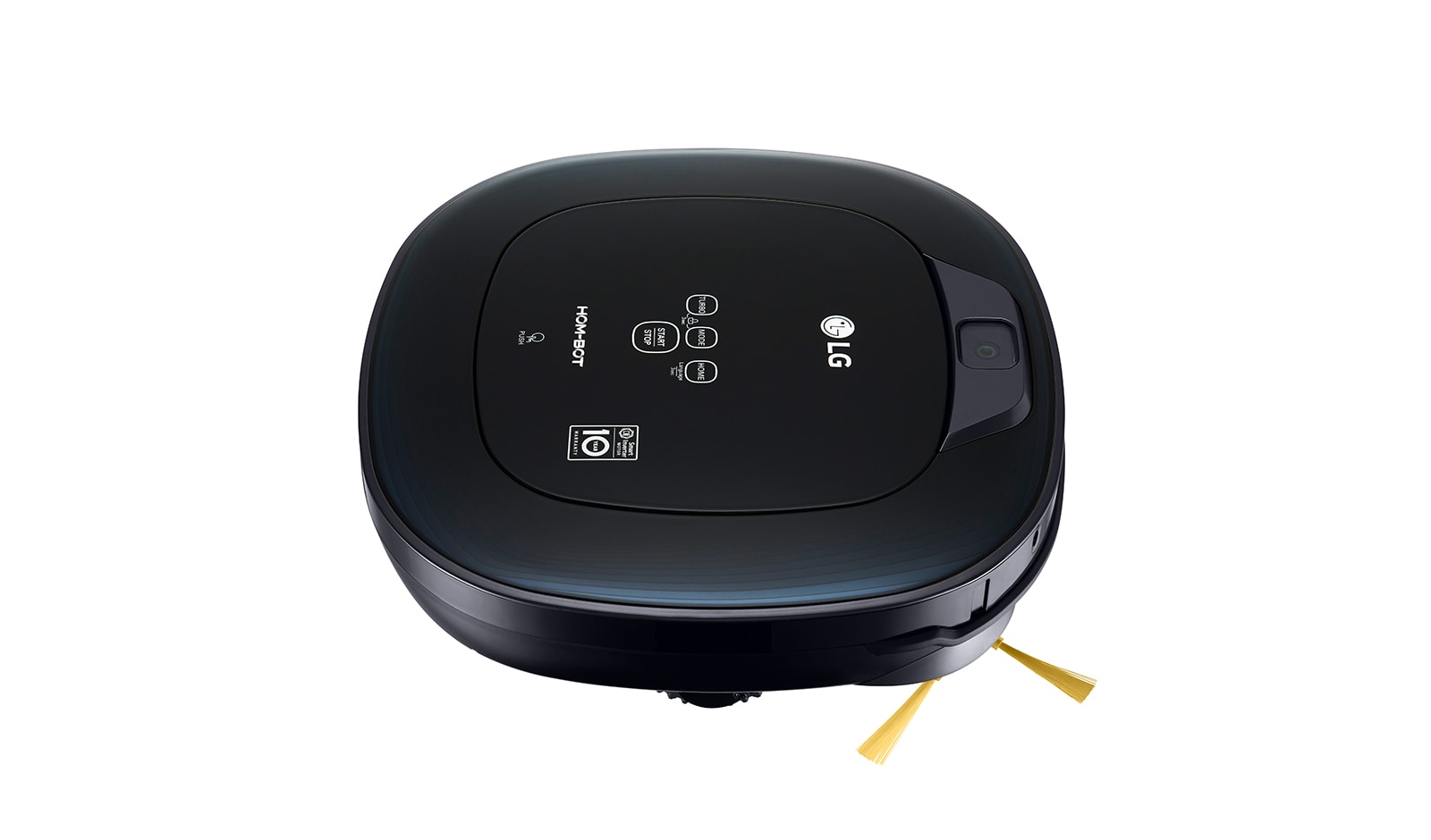 LG Ny robotdammsugare i ocean black färg med Smart Inverter Motor™ och ännu noggrannare rengöring i hörnen, VR8600OB